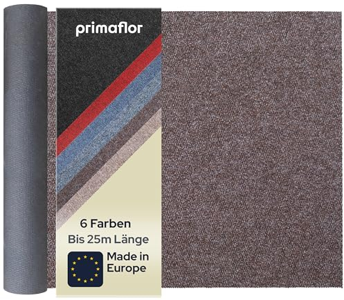 Primaflor Sauberlauf PICOLLO Braun 1,00m x 1,50m, Rutschfester Schmutzfangläufer Meterware, Robuster Küchenläufer nach Maß, Zuschneidbarer Teppichläufer, Eingangsmatte für Flur und Windfang