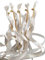 EinsSein 20x Wedding Wands Romantic weiss | perfekt für Spalier Hochzeit Stäbe | Standesamt Überraschung | Auszug Kirche und Standesamt | Glücksstäbe mit Glöckchen | mit Seifenblasen kombinieren