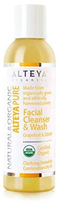Alteya Bio Gesichtsreiniger und Waschlotion 150ml – Grapefruit und Storchschnabel – USDA Organic-zertifiziert Biologisch abbaubar Rein Natürlich Vegan - Gesichtsreiniger