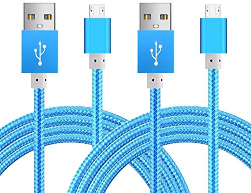 2 pack Charge Sync Data Micro USB Cable for Kindle, 5FT Fast High Speed USB 2.0 A Male to Micro B for Amazon Kindle Fire, HD, HDX,Kindle Paperwhite Voyage Oasis Tap Fire Phone Playstation 4 Xbox One