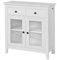 SoBuy FSB05-W Buffet Cuisine Salon Placard de Salle à Manger Commode Armoire de Rangement - Largeur 80cm - 2 Tiroirs 2 Portes- Coloris Blanc