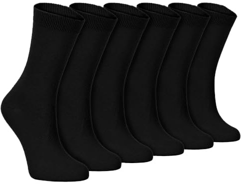 Sock Snob - 6er pack damen dünn elegant bunt farbig baumwolle socken 37-42 eur