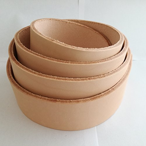 Gerberei Schachenmayr Blanklederriemen rein pflanzlich gegerbt Natur punzierbar Länge 135 cm Breite 3 cm Lederstärke 3-3,5 mm
