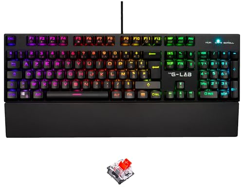 Tastiera per Giochi The G-Lab Rubidium Francese AZERTY