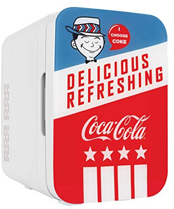 Cooluli Coca-Cola Refrigerator/Heater Mini Fridge for Cars, Road Trips, Homes, Offices and Bedrooms