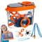 Forscherset für Kinder Insekt Viewer Box 4.5X Lupe Insekten Sammelbox Kinder Insekten Dose Draussen Forscherset Natur Erkundung Outdoor Bug Catcher Container Für Wissenschaft Natur Erkundung
