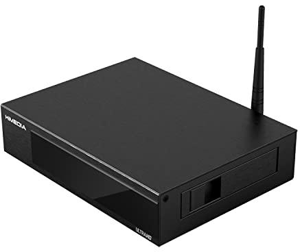 HIMEDIA Q20 4K (Ultra HD) HDR & 3D Media Player | Android TV Box con bahía de Disco Duro de 3,5