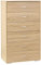 Totò Piccinni Cassettiera in Legno 6 Cassetti comò design moderno ideale per camera e soggiorno (Rovere)