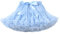 Alunsito Tutù per neonata e bambina, in tulle, per feste di compleanno, a più livelli, tutù, Azzurro, 5-7 anni