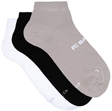 FC Bayern München I Sneaker Socken 3er-Set I Unisex I Mehrfarbig I 39-42