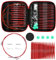 Agatige Knitting Needles Set, 40cm/60cm/80cm/100cm Detachable Circular Interchangeable Knitting Needles Kit for Handmade DIY Knitting