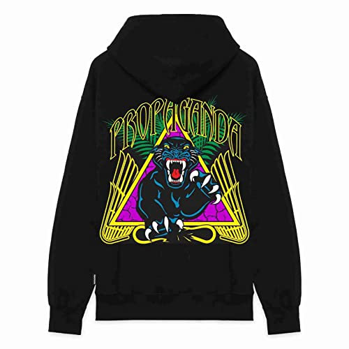 PROPAGANDA Hoodie Black Panther (as6, Alpha, m, Regular, Regular, M)