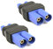 WOODGUILIN EC5-Stecker auf EC3-Buchse,EC5-EC3 Steckeradapter,für RC Helikopter,Quad-Rotor-Flugzeug Akkustecker Adapter (2 Stück EC5-EC3) Blue