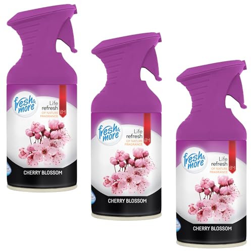 Fresh & More Raumspray Lufterfrischer (3er Pack) 250ml (Cherry Blossom)