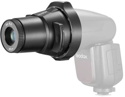 GODOX 79x76x121mm Projection Attachment KIT AK-R21 Video Light Streaming Studio Camera LED Photography Lights for Filming Kit Recording Boom Stand Youtube For AD200Pro, AD100Pro, LC30, ML30, V1