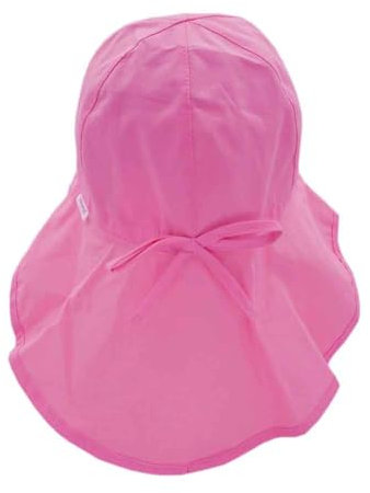 maximo Uni Cotton Girls Sonnenhut Sommerhut Mädchenhut Strandhut Kinderhut Stoffhut Baumwollhut Kinder - mit Kinnband Sommer Frühling-Sommer - 51 cm pink