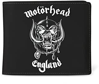 Rocksax Motorhead Geldbörse - England, Schwarz, Einheitsgröße, Faltbare Geldbörse