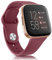Oumida Kompatibel für Fitbit Versa 2 Armband/Fitbit Versa Armband für Damen Herren, Silikon Armbänder Classic Sport Ersatz Uhrenarmband für Fitbit Versa 2/Fitbit Versa/Versa Lite, Weinrot