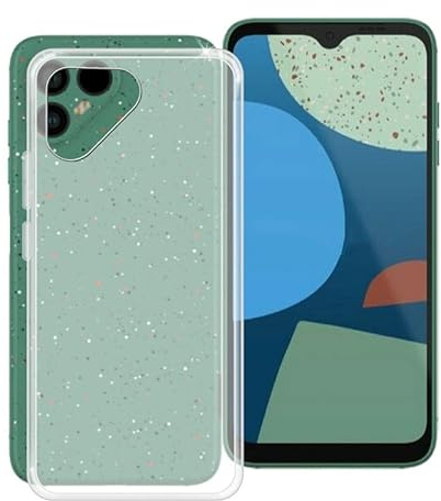 HGJTF Hülle für Fairphone 4 (6.3), Translucent Weiche TPU Bumper Handyhülle Case Ultra Dünn Stoßfest Kratzfest Silikon Schutzhülle Tasche für Fairphone 4 - Translucent