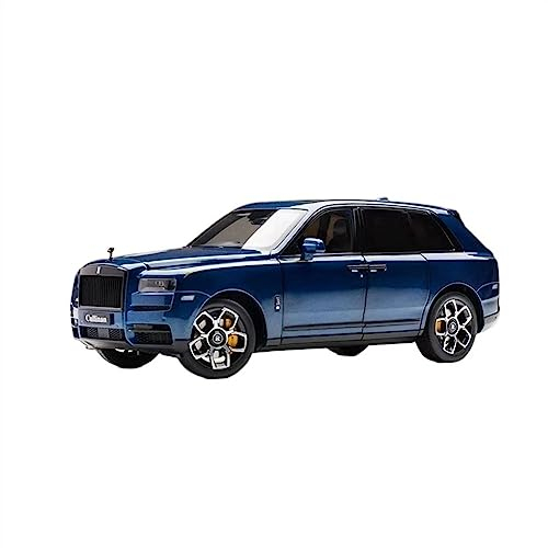 RSFIL Modellauto 1:18 for Rolls-Royce Cullinan Maßstab Druckguss Fahrzeug Legierung Sammlung Auto Fertig Auto Ornament Blau