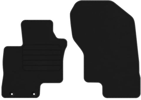 Velourmatten für Mitsubishi Eclipse Cross PHEV ab Bj. 2021 Basic VORNE Befestigungen Veloursfussmatten Automatten Mit Absatzschoner Passform Neu