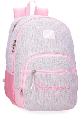 Pepe Jeans Miri Mochila Escolar Adaptable a Carro Rosa 32x44x22 cms Poliéster 30,98L by Joumma Bags