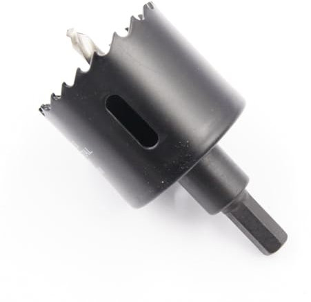 Hole Cutter 55mm LAIWEI Bi-Metal Hole Saw 2.2inch,HSS Circular Hole Saw Head,1.8mm Thick,Cutting Depth up to 38mm,Suitable for Wood,Plastic,plasterboard and Metal Round Pipe