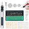 PLLYPE Elektrische Gravierstift, Gravur Werkzeug Kit Multifunktionaler, Elektrischer Mini Gravurwerkzeug Ätzstift, Tragbare Gravur Stift Mit Gravurzubehör, für Schmuck Nägel Kunststoff Glas Holz