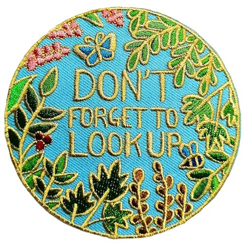 BPA Embroidered Patches Iron on Sew on Patches for Clothing Jackets etc.-Do not Forget to Look up