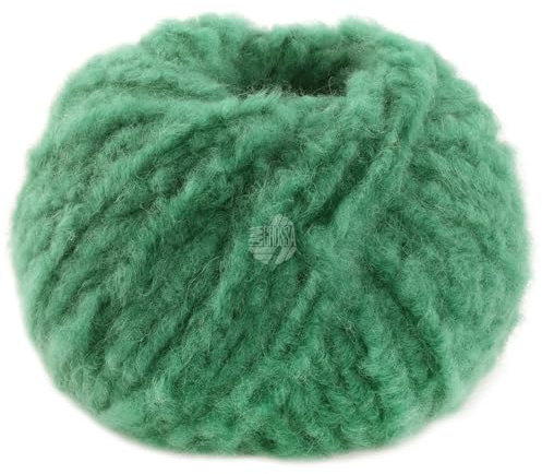 LANA GROSSA Royal Alpaca | Voluminöses Effektgarn aus den feinsten Alpaka Fasern | Handstrickgarn aus 93% Alpaka (Royal) & 7% Polyamid | 50g Wolle zum Stricken & Häkeln | 95m Garn FB 13