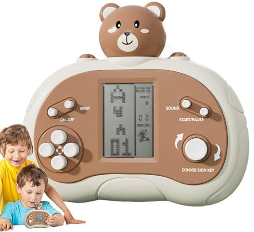 Console di gioco portatile, Console di gioco portatile | Console di gioco educativa vintage | Console di gioco portatile classica per bambini, console per videogiochi con giochi integrati