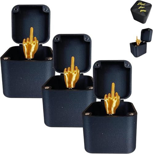 Mittelfinger in einer Box,Middle Finger Surprise Gift Box,mittelfinger in der box,Spoof Hand Prank Pop up Gift with Box for Adults,Christmas Novelty Fun Prank Gift,Mittelfinger prank (4 Stück)