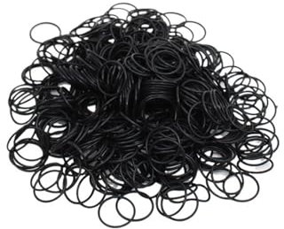 FANNIXI O-Ring Gummi Schwarz NBR CS 0,8 mm Dicke OD6,1/6,6/8/8,25/8,6/9,5/11,8/12,3 mm O-Ring-Dichtung Nitril(6.6x5x0.8mm,60pieces)