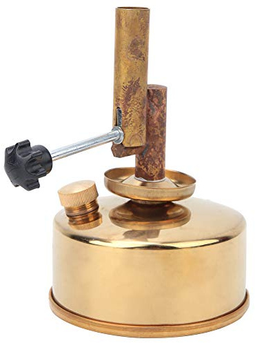 Kupfer Alkohol Lampe, Robustes Labor Instrument, Praktisch Zum Heizen, Biegen oder Schweißen mit 1000 ° C Flammen Temperatur, Einfach zu Bedienen (Alkohol-Lötlampe)