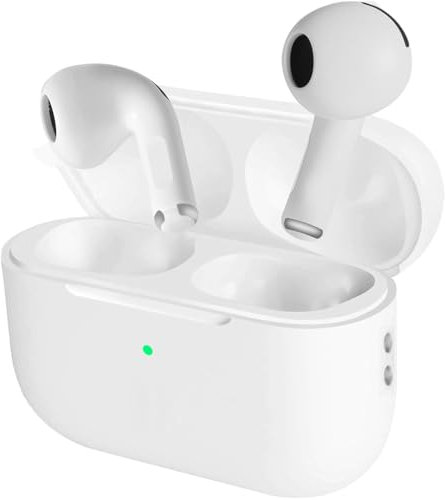 Generico Auricolari True Wireless Bluetooth 5.3 Mic Noise Cancelling IPX7 impermeabile Hi-Fi Stereo Sound Batteria lunga Auto Pairing per iPhone Android (M)