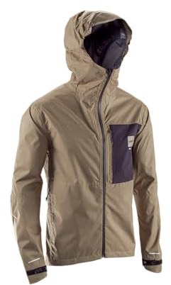 Leatt MTB-Jacke Hydradri 3.0 – wasserdicht und atmungsaktiv | Braun | XL / US44 / EU54