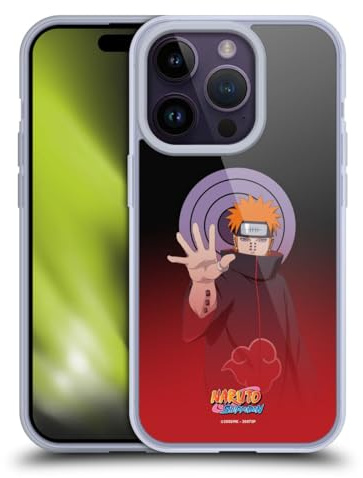 Head Case Designs Offizielle Naruto Shippuden Pain Darsteller Kunst Gelhülle [Militärischer Schutzgrad] Kompatibel Mit Apple iPhone 14 Pro Und Kompatibel Mit MagSafe