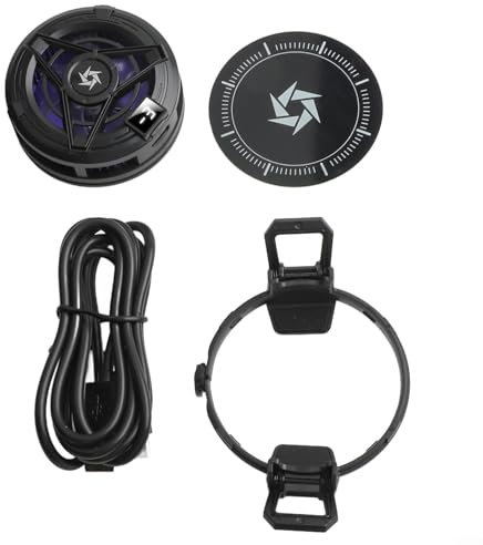 Potente ventilatore X106 per telefono cellulare per un raffreddamento affidabile durante l'uso intensivo (nero)