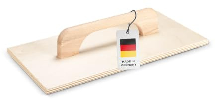 blizz-z Profi Porenbetonschleifbrett mit Spezialbelag - Maße L:50 x B:25cm | Körnung Schleifbelag: 16 - aus Mehrschichtenholz - zum Bearbeiten und Ausgleichen von Porenbetonsteinen - Made in Germany