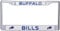 Rico Industries NFL Buffalo Bills Standard Chrome Kennzeichenrahmen, 15,2 x 31,1 cm