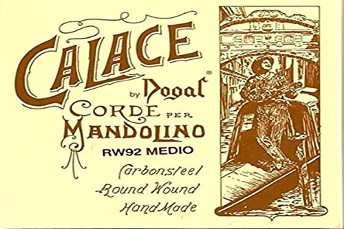 Dogal® »RW92B DOLCE - MANDOLIN SET CALACE - CARBONSTEEL« Cuerdas para Mandolina - Carbonsteel Wound - Loop End - 8 cuerdas