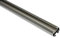 GARDINIA Gardinenstange, Metall-Rohr mit Innenläufen, Serie Chicago, Durchmesser 20 mm, Länge 200 cm, Edelstahl-Optik