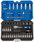 Draper 16446 Square Drive Socket Set, Silver, 1/4-Inch