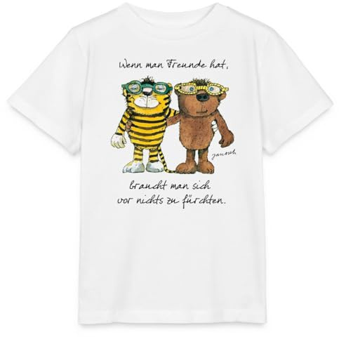 Janosch Tiger Und Bär Wenn Man Freunde Hat Kinder Basic T-Shirt