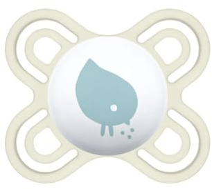 MAM Perfect Start Silicone Dummy with Soother Bag, 0-2 Months, Neutral