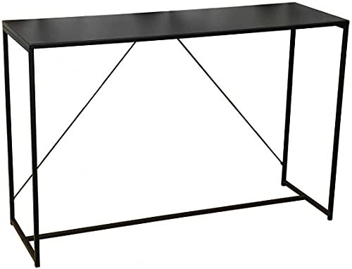Urban living MADISON CONSOLE IN METALLO NERO 120X39XH79CM