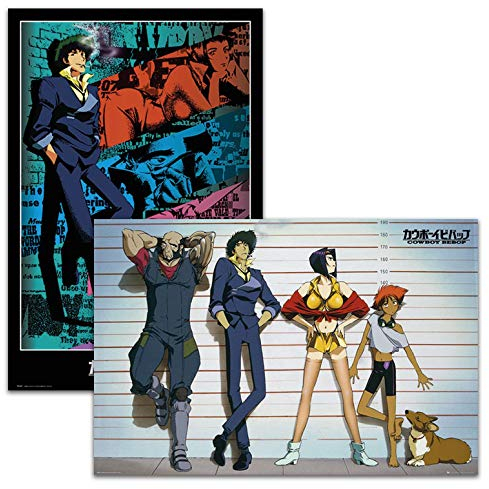 Close Up Cowboy Bebop Posterset (61 cm x 91,5 cm & 91,5 cm x 61 cm) 2er Set Poster Anime Serie