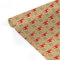 Clairefontaine 223884C - Un Rouleau De Papier Cadeau - Kraft Brut 70g 100% Recyclé - 5mx35cm (Spécial Petite Largeur) - Motif : Rennes Rouges - Emballage Cadeau, Idéal Pour Les Petits Emballages