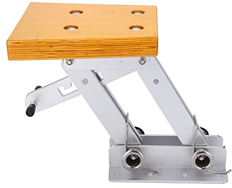 KIMISS Bootsmotorhalterung, Außenborder Motorhalterung 2-Takt Aluminium Marine Board Heavy Duty Einstellbar Bis zu 13,4 Zoll