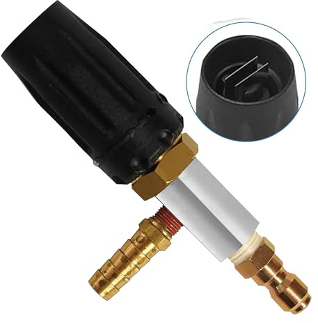 X-Jet M5 Nozzle Only #13 - Adjustable Long-Range External Injection Pressure Washing - From 0 to 60 Degree Spray Pattern - Replacement Nozzle for X-Jet M5 Kit- W/ 2000 to 4500 PSI 4-4.5 GPM
